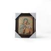 Dark-framed picture, Madonna and child brocade painting, decorative painting, living room and bedroom hanging painting details Picture